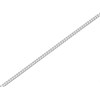 Silver 1.5mm Wide Diamond Cut Curb Chain - 16in - F8601