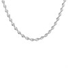 Silver Twisted Sparkle Chain - 18in - F8814