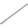 Silver 3.5mm Wide Curb Chain - 18in - F8858