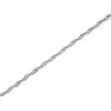 Silver 2mm Wide Twisted Chain - 18in - F8870