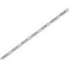 Silver 2mm Wide Figaro Chain - 18in - F8894