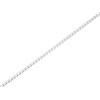 Silver 3mm Wide Fancy Link Chain - 17in - F8909