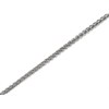 Silver 1mm Wide Spiga Chain - 18in - F8923