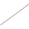 Silver 4mm Wide Filed Curb Chain - 20in - F9090
