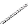 Silver 8mm Wide Curb Chain - 20in - F9121