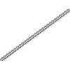 Silver 1mm Wide Diamond Cut Curb Chain - 22in - F9201