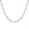 Silver 3.5mm Wide Figaro Chain - 24in - F9402