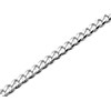 Silver 9mm Wide Heavyweight Curb Chain - 24in - F9440