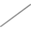 Silver 1mm Wide Curb Chain - 24in - F9510