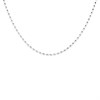 Silver Beaded Necklace - F9514