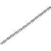 Silver 4mm Wide Prince Of Wales Chain - 24in - F9567