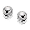 9ct White Gold Ball Stud Earrings - 4mm - G0145
