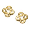 9ct Gold Celtic Weave Stud Earrings - 8mm - G0149
