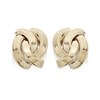9ct Gold Woven Stud Earrings - 11mm - G0162