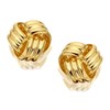 9ct Gold Three Strand Knot Earrings - 5mm - G0204