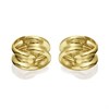 9ct Gold Wrap Stud Earrings - 6mm - G0243
