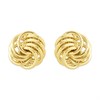 9ct Gold Knot Stud Earrings - 8mm - G0275