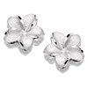 9ct White Gold Flower Stud Earrings - 10mm - EXCLUSIVE - G0443