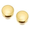 9ct Gold Button Earrings - 5mm - G0448
