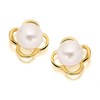 9ct Gold Freshwater Cultured Pearl Stud Earrings - 4.5-5-mm - G0562