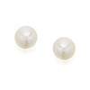 9ct Gold Freshwater Cultured Pearl Stud Earrings - 6mm - G0647