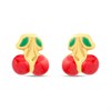 14ct Gold Cherries Stud Earrings - G1315