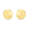 14ct Gold Diamond Cut 4mm Stud Earrings - G1332