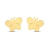 14ct Gold Butterfly Stud Earrings - G1334