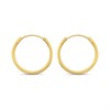 14ct Gold 13mm Hinged Hoop Earrings - G1339
