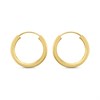 14ct Gold 16mm Hoop Earrings - G1340