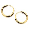 9ct Gold Hoop Earrings - 18mm - G2004