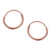 9ct Rose Gold Mini Hoop Earrings - 11mm - G2208
