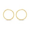 9ct Gold 14mm Plain Hinged Sleeper - G2225