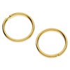 9ct Gold ULTRA MINI Hoop Earrings - 9mm diameter - G2411