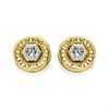 9ct Gold Cubic Zirconia Stud Earrings - 6mm - G2931