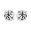 9ct Gold Cubic Zirconia Stud Earrings - 7mm - G3019