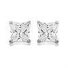 9ct White Gold Cubic Zirconia Stud Earrings - 4mm - G32103