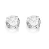 9ct White Gold Cubic Zirconia Solitaire Stud Earrings - 8mm - G3239