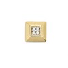 9ct Gold Cubic Zirconia Square Single Stud Earring - 7mm - G3412