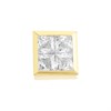 9ct Gold Cubic Zirconia Single Stud Earring - 7mm - G3427