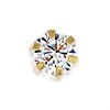 9ct Gold Cubic Zirconia Single Stud Earring - 3mm - G3489