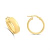 9ct Gold Hoop Earrings - 17mm - G41126