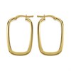 9ct Gold Creole Hoop Earrings - 27mm - G41150