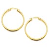 9ct Gold Hoop Earrings - 25mm - G4194