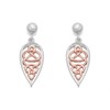 Clogau 3SEDE4 Welsh Royalty Teardrop Earring - G44166