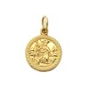 9ct Gold St. Christopher Medallion - 12mm - G5391
