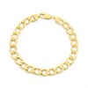 Aureus 9ct Bonded Gold On Sterling Silver Curb Bracelet - G6042