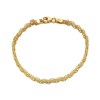 9ct Gold Fancy Link Bracelet - 7.50 in - G6415