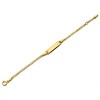 9ct Gold ID Figaro Children's Bracelet - 5.5in - G8106