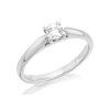 Platinum Diamond Solitaire Engagement Ring - 1/4ct - E/SI1 - H0123
